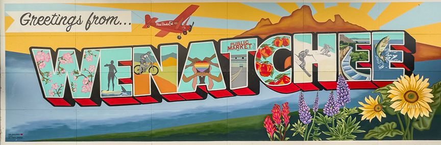 Wenatche Welcome Mural