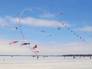 Clear Lake kite flying