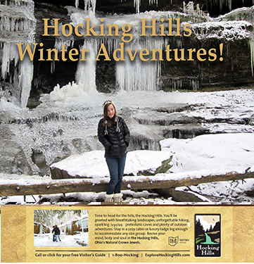 Hocking Hills Winter Adventures. Click here for more information.