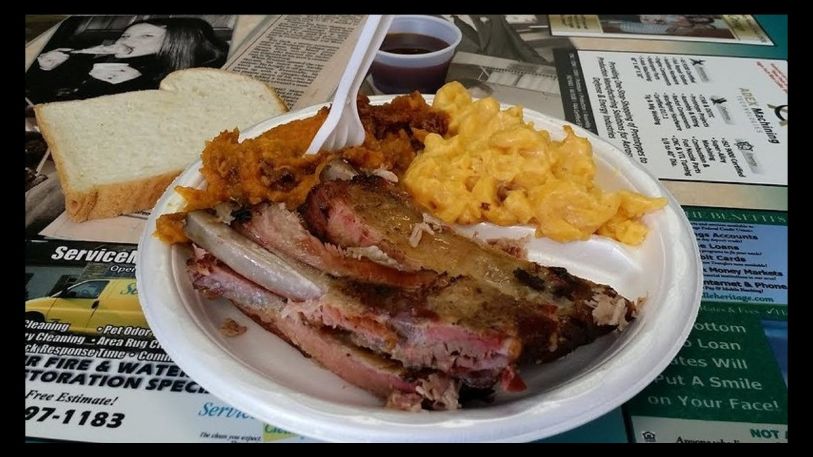 BBQ Trail. A plate of BBQ.