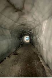 Tunnel into Glacier
