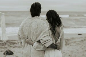 Couple on a beach