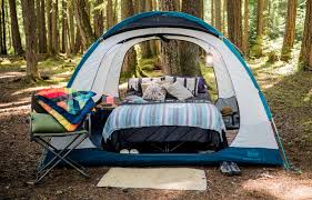 A tent all set op for camping