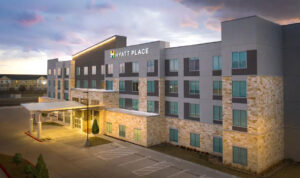 Outside view of Hyatt Palace