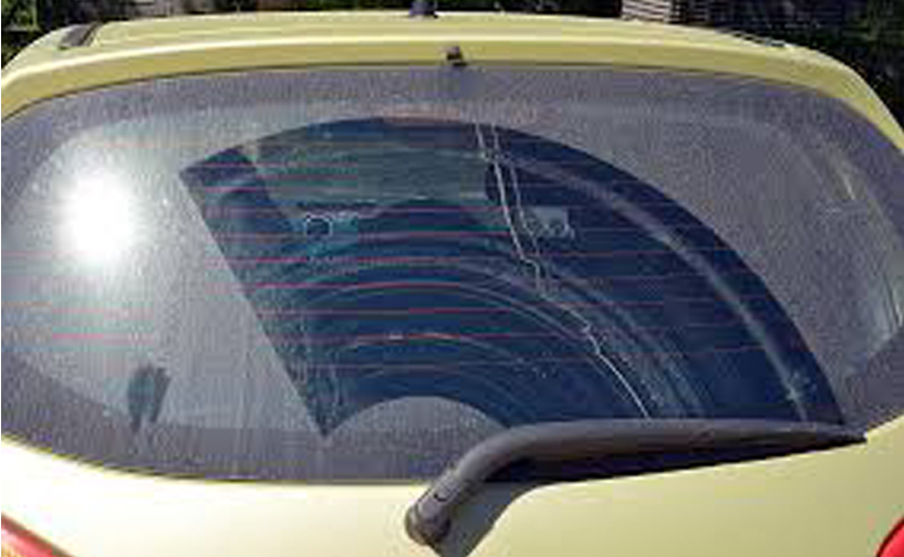 streaky windshield wipers on a car