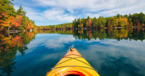 Kayak on a lake