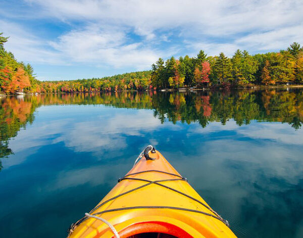 Kayak on a lake