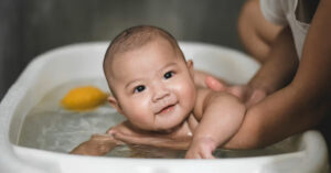 Baby in the bath
