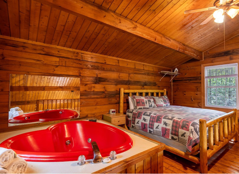 Resort cabin ideal for relaxing and rest