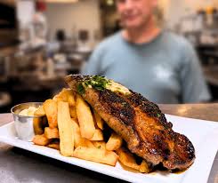 Steak dinner at The Greyhound