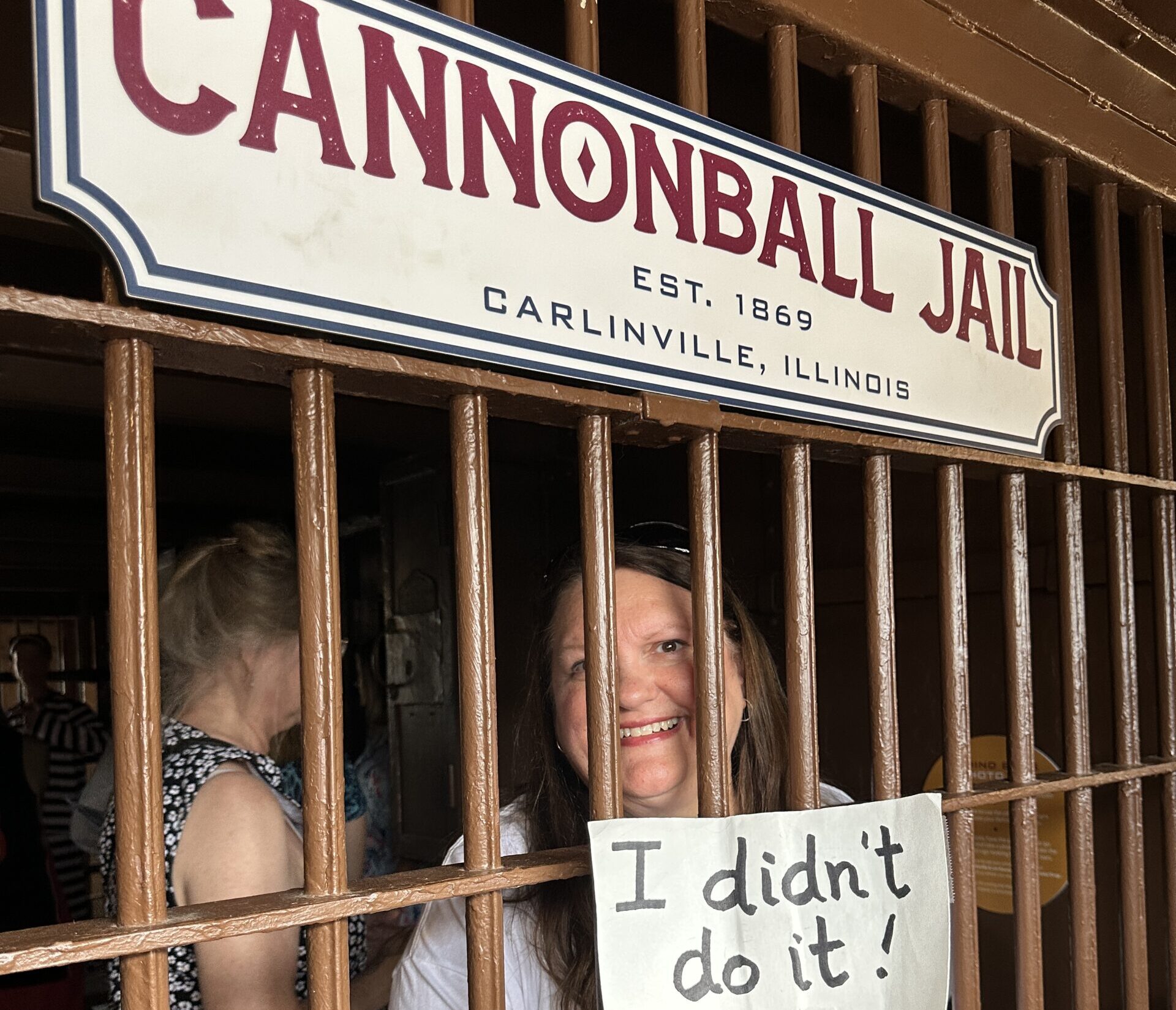 A lady in jail.