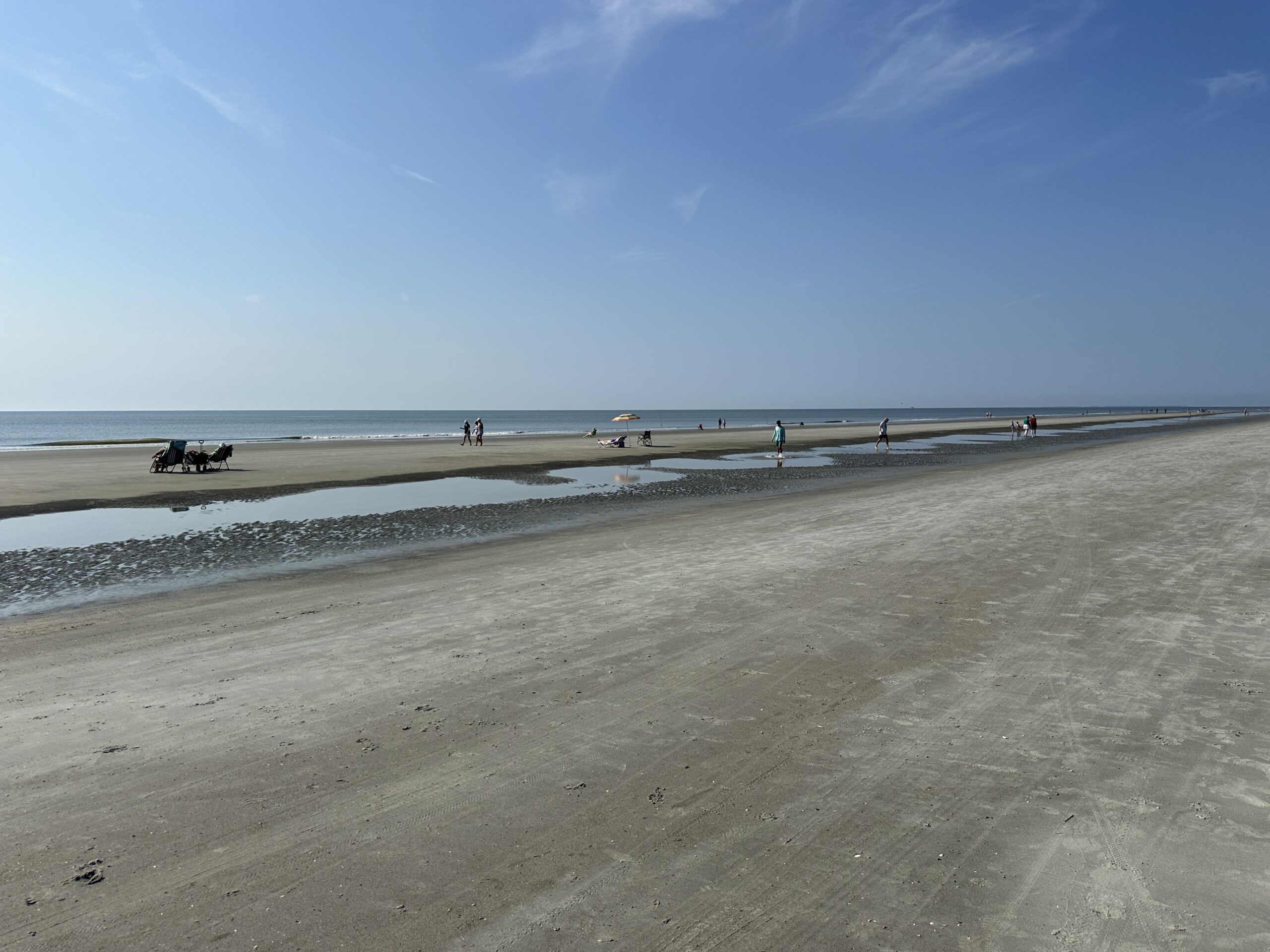 Wide sandy beach