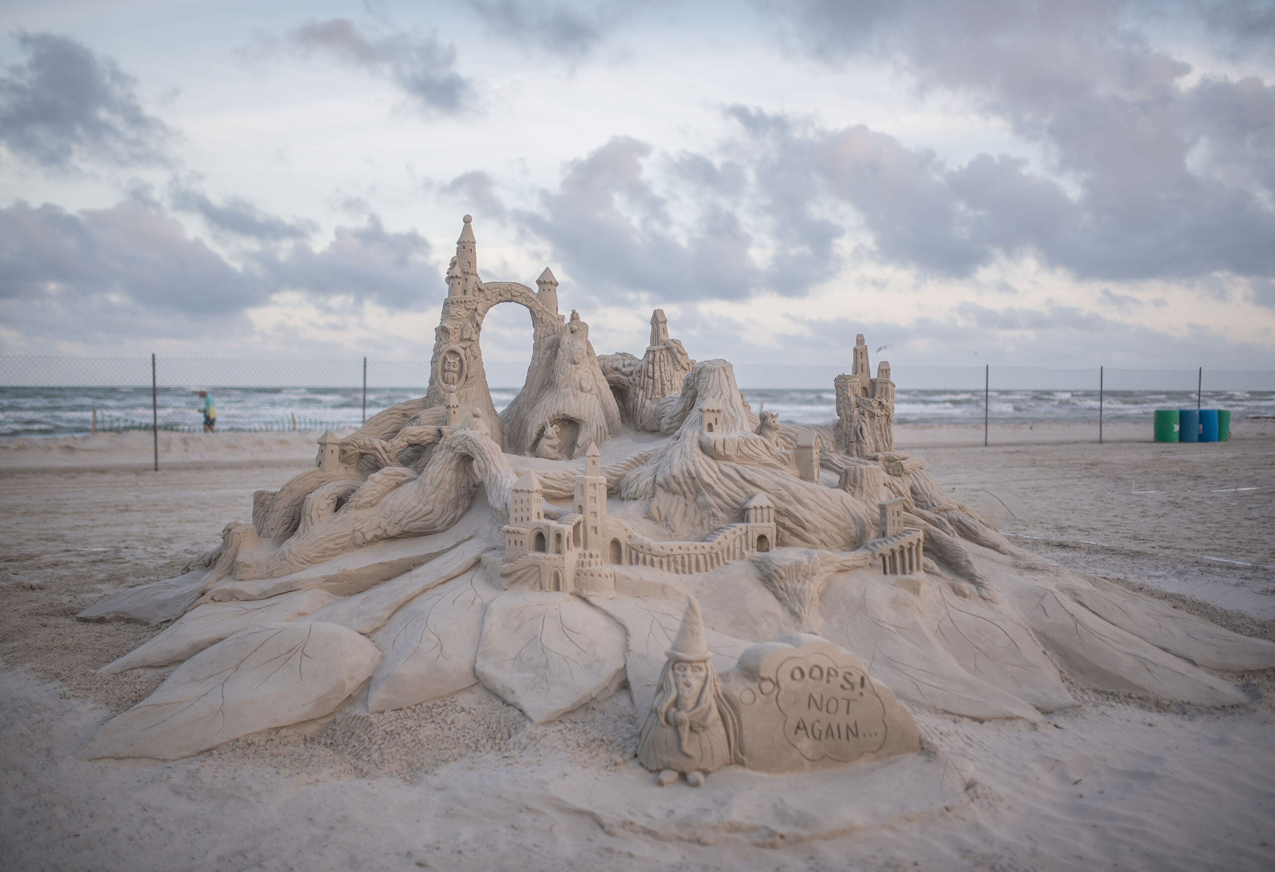 Sand Castle on the beach