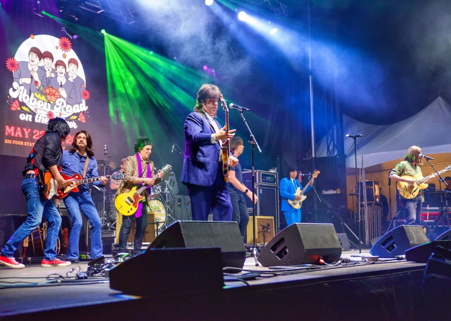 Performers on stage