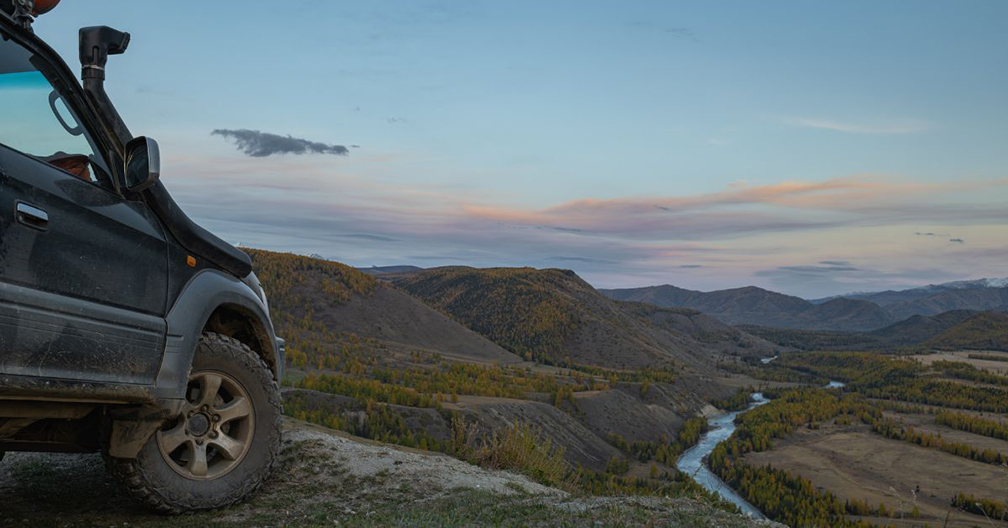 Off Road Vehicle on Mountain
