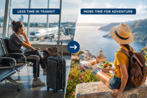 Keeping travel time short to maximize time for adventure