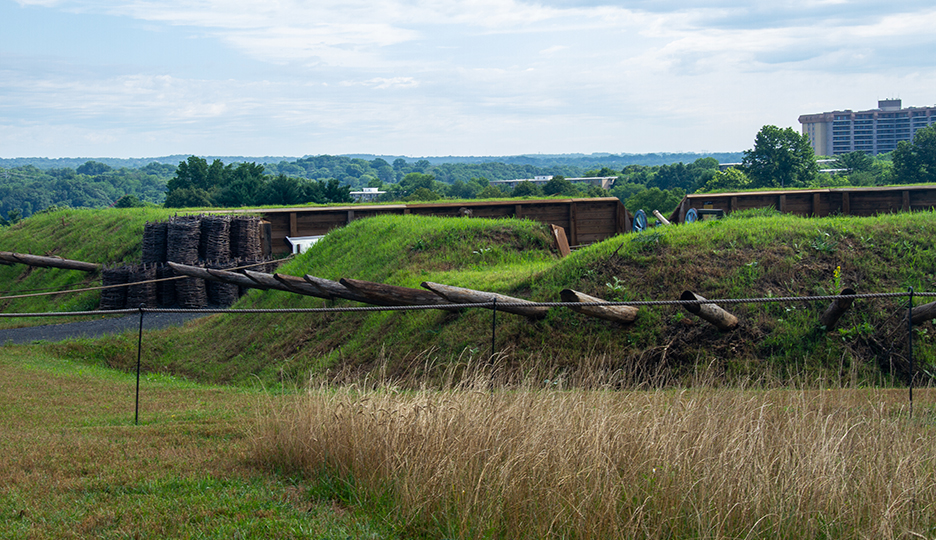 fields at bunker fort