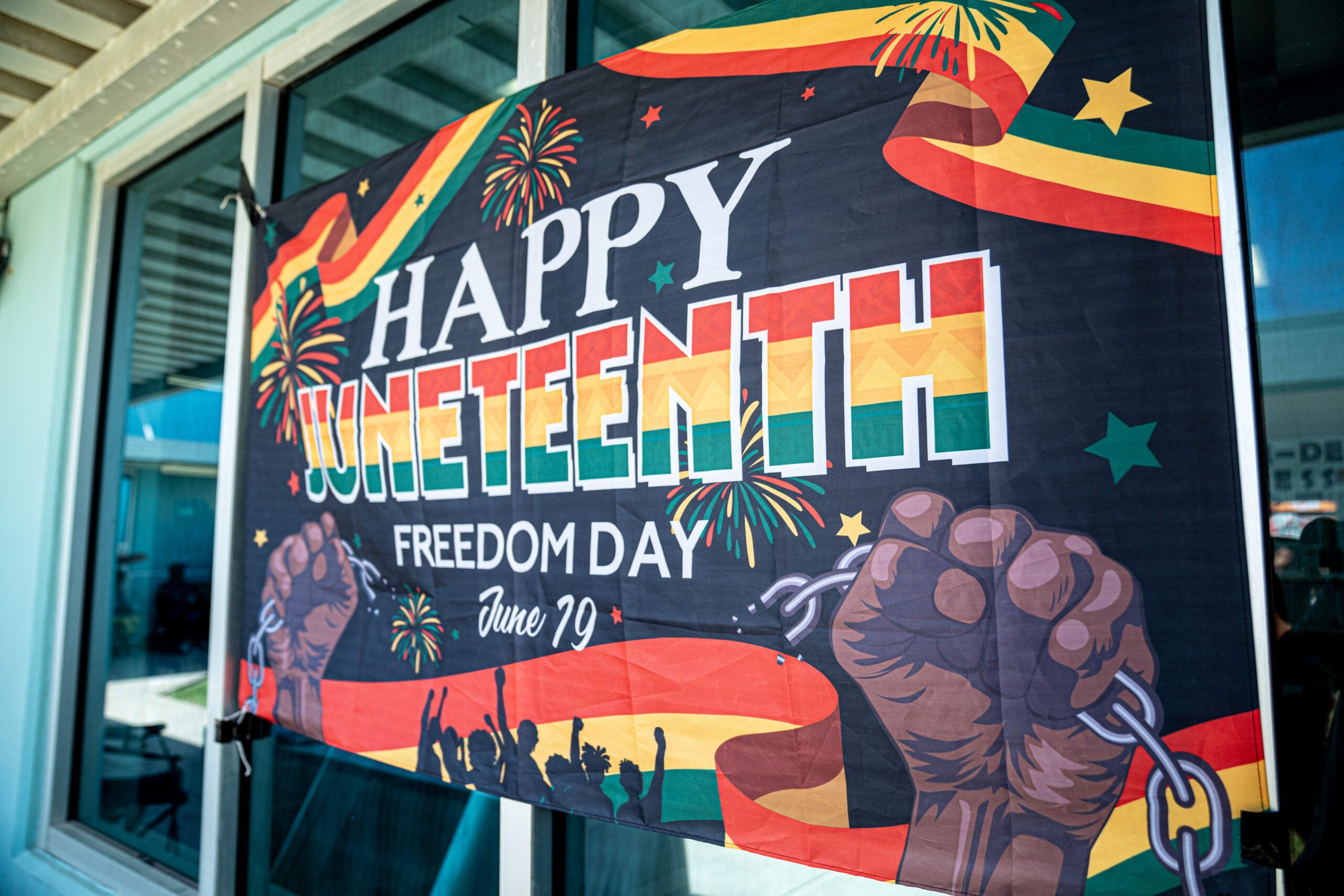 Juneteenth sign. 