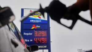 Gas price sign