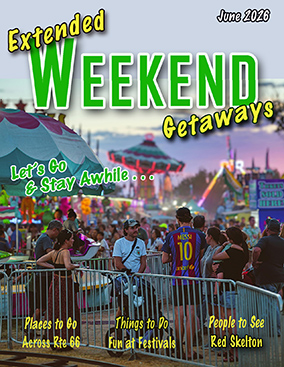 cover of a magazine with carnival on front