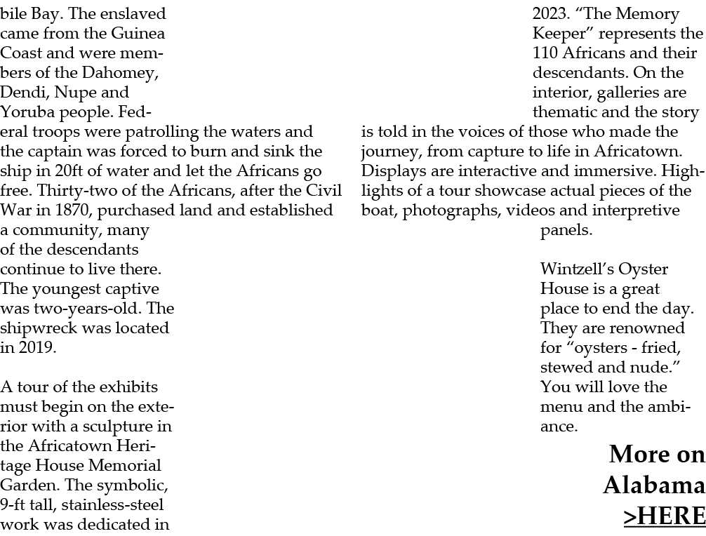 bile Bay. The enslaved came from the Guinea Coast and were members of the Dahomey, Dendi, Nupe and Yoruba people. Fed...