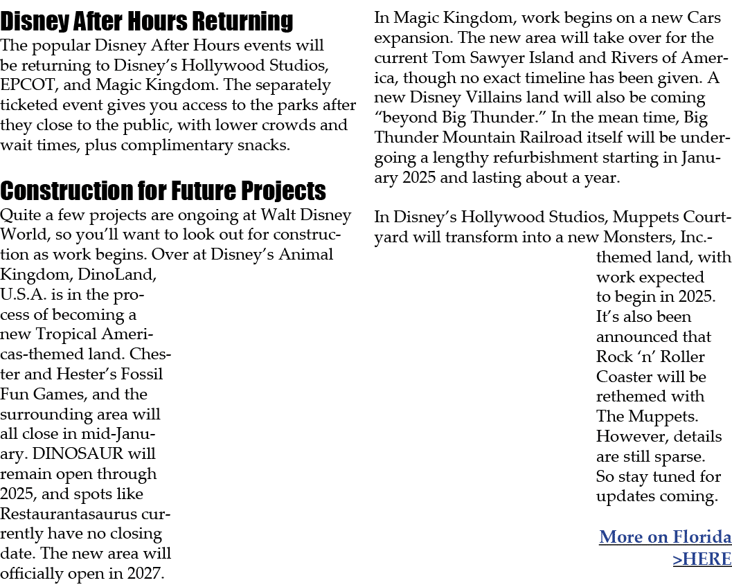 Disney After Hours Returning The popular Disney After Hours events will be returning to Disney’s Hollywood Studios, E...