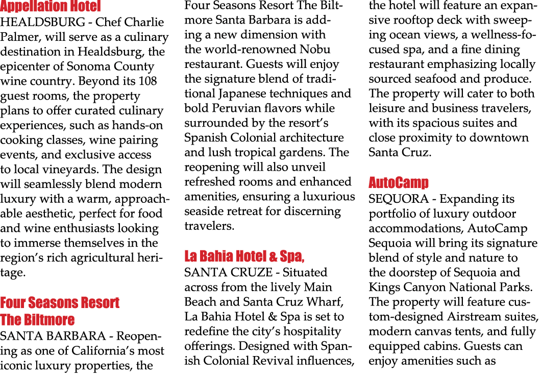 Appellation Hotel HEALDSBURG Chef Charlie Palmer, will serve as a culinary destination in Healdsburg, the epicenter o...