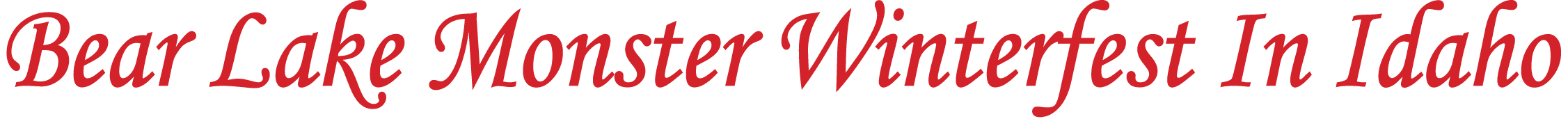 Bear Lake Monster Winterfest In Idaho 