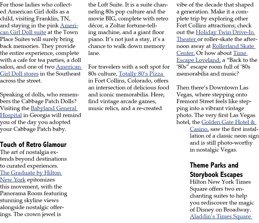 For those ladies who collected American Girl dolls as a child, visiting Franklin, TN, and staying in the pink America...