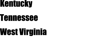 Kentucky Tennessee West Virginia 