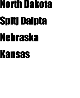 North Dakota Spitj Dalpta Nebraska Kansas