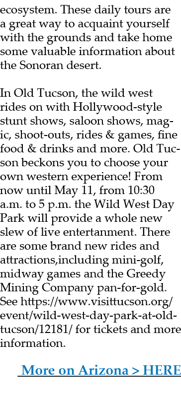 ecosystem. These daily tours are a great way to acquaint yourself with the grounds and take home some valuable inform...