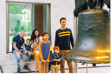 A symbol of freedom and equality for all, the Liberty Bell remains one of Philadelphia’s most-visited attractions. In view of Independence Hall and The President’s House, where nine enslaved Africans served the first president, it’s a reminder of the fragility of liberty and the determination of Americans.