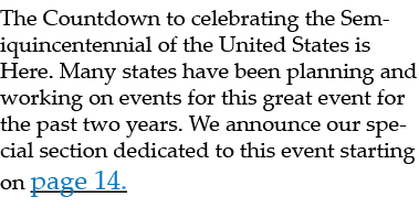 The Countdown to celebrating the Semiquincentennial of the United States is Here. Many states have been planning and ...