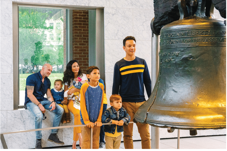 A symbol of freedom and equality for all, the Liberty Bell remains one of Philadelphia’s most-visited attractions. In view of Independence Hall and The President’s House, where nine enslaved Africans served the first president, it’s a reminder of the fragility of liberty and the determination of Americans.