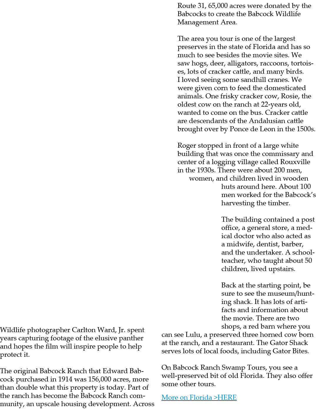 Wildlife photographer Carlton Ward, Jr. spent years capturing footage of the elusive panther and hopes the film will ...