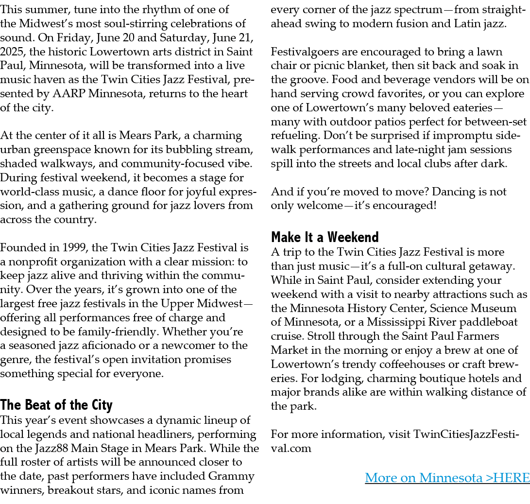 This summer, tune into the rhythm of one of the Midwest’s most soul stirring celebrations of sound. On Friday, June 2...