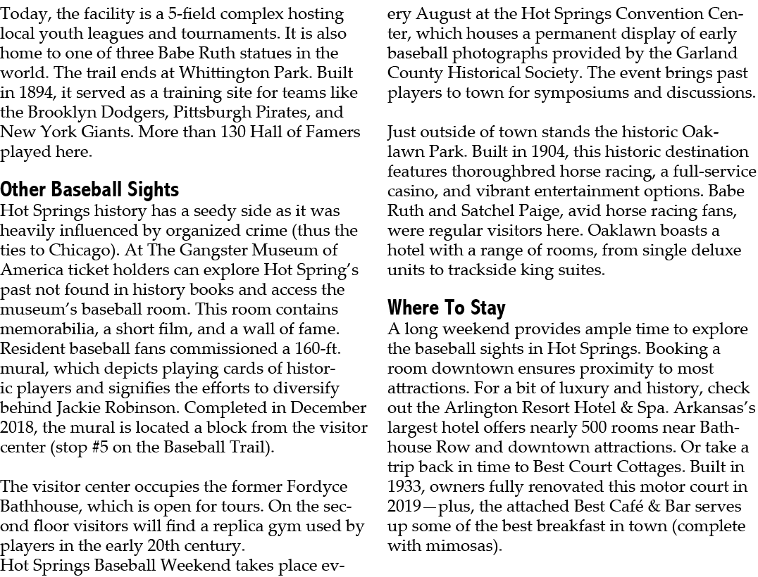 Today, the facility is a 5 field complex hosting local youth leagues and tournaments. It is also home to one of three...