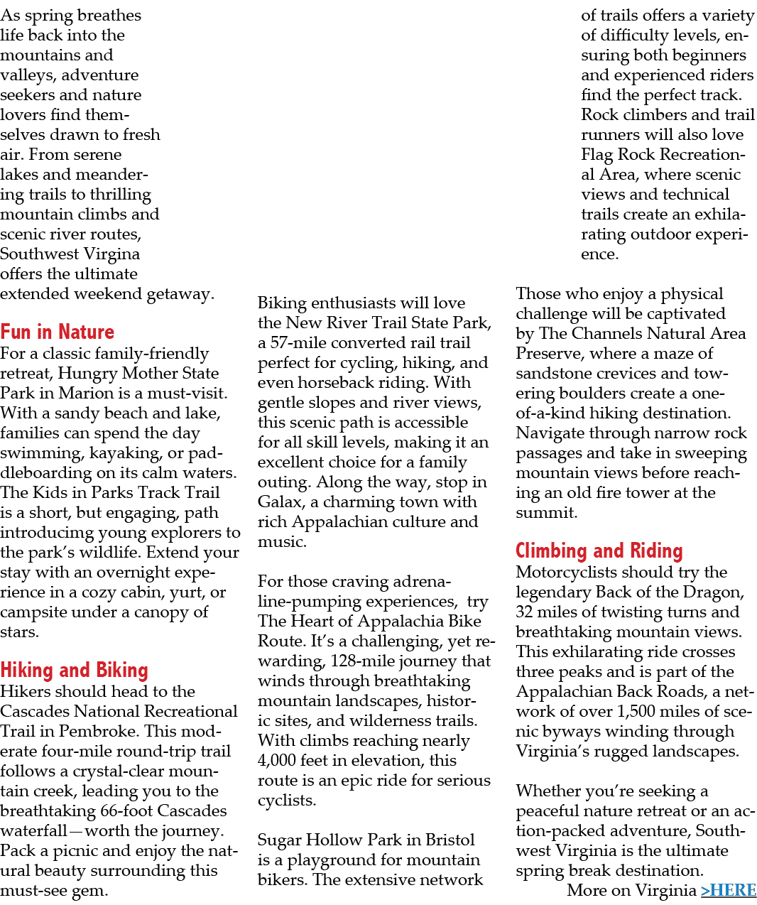 As spring breathes life back into the mountains and valleys, adventure seekers and nature lovers find themselves draw...