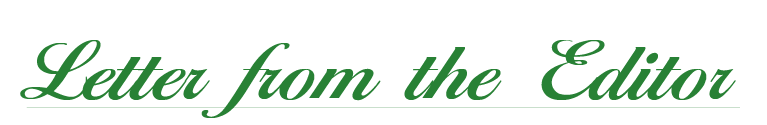 Letter from the Editor